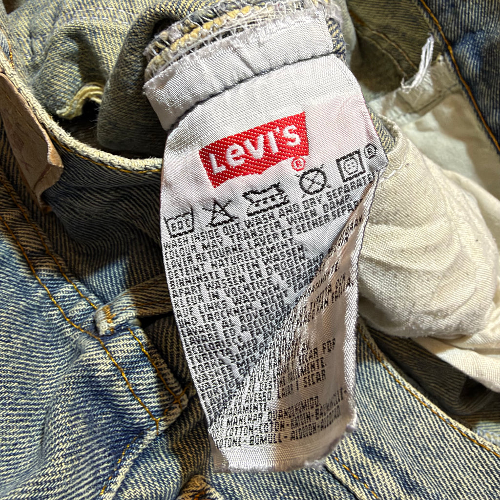 Vintage 90s Levis 501 Distressed Jeans