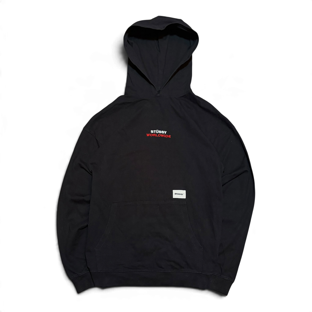Stussy Worldwide Tribe 1980 Embroidered Hoodie