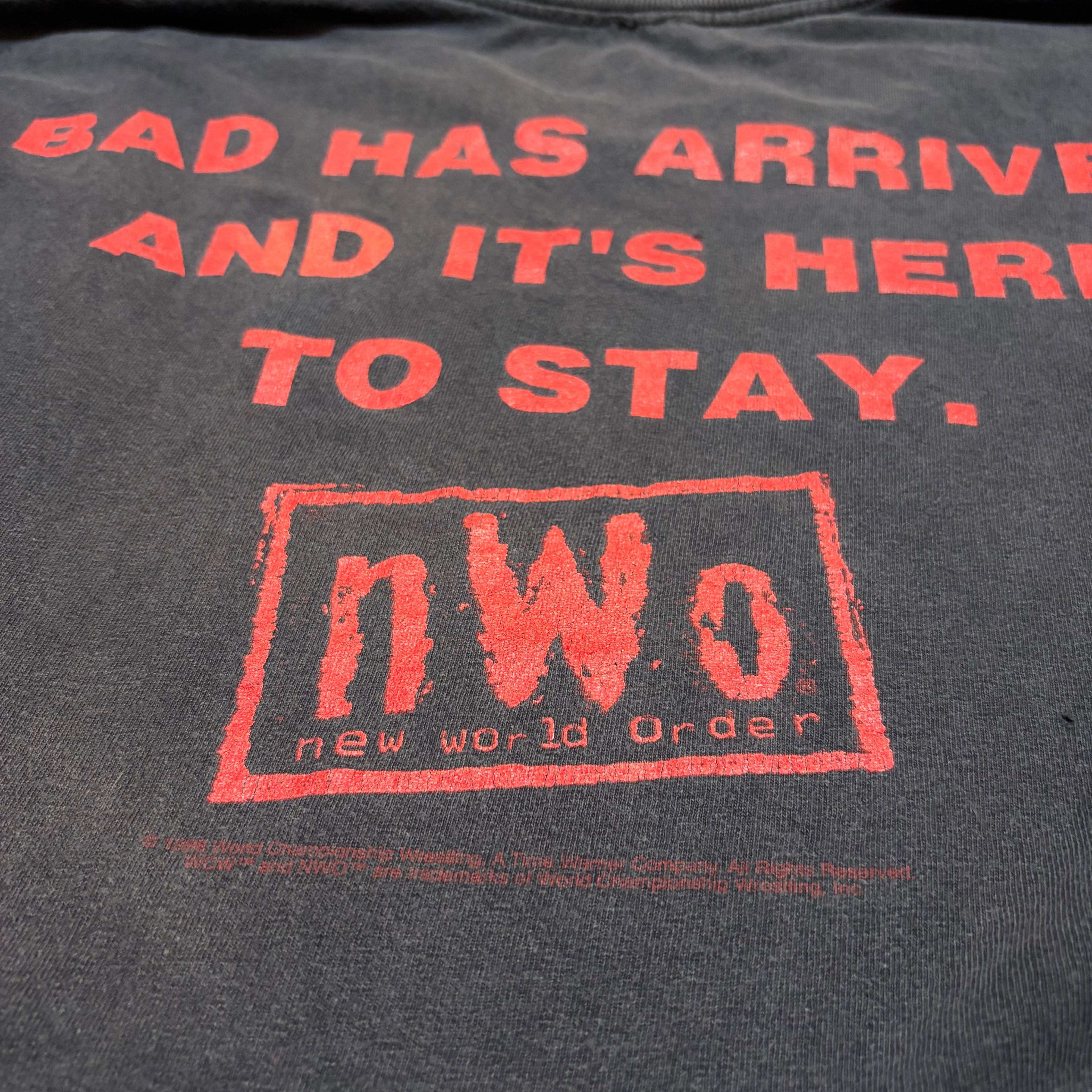 Vintage 1998 WWE NWO World Champion Tee