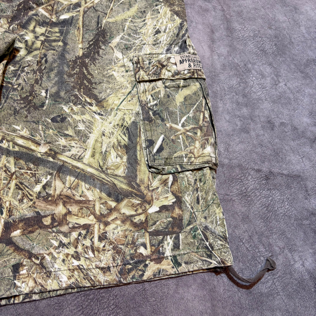 Mossy Oak Y2k Camo Baggy Cargo Shorts