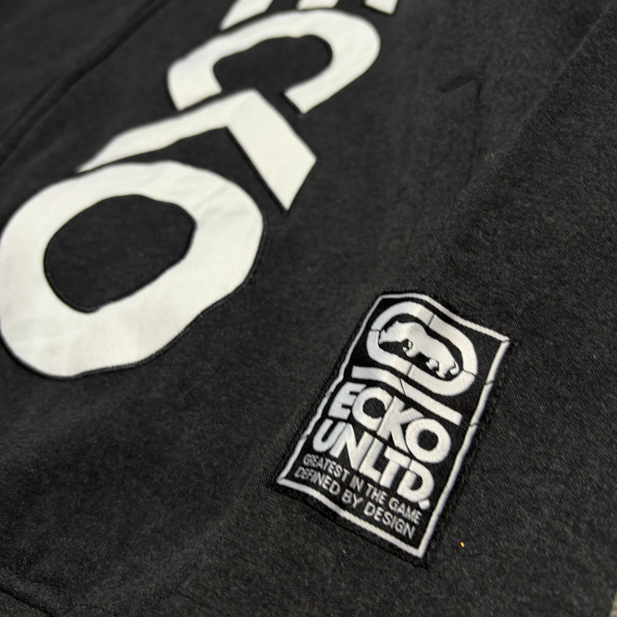 Ecko Unltd SpellOut Y2K ZipUp Hoodie