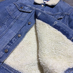 Vintage Tommy Hilfiger Women's
Denim Sherpa Lined Jacket