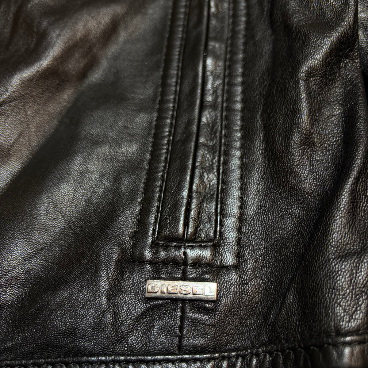 Diesel Women’s Genuine Leather Bikers Jacket