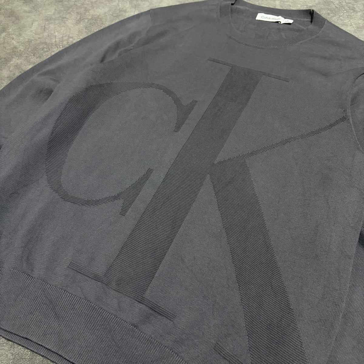 Calvin Klein Big CK Logo Knitted Sweater
