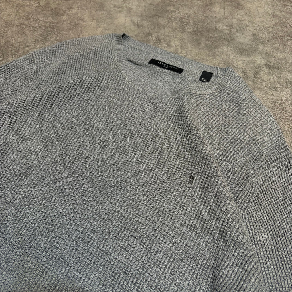 Allsaints Logo Heavyweight Knitted Sweater