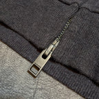 Allsaints Logo Double Zipper Heavyweight Hoodie