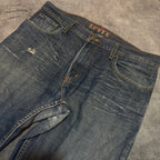 Vintage Y2K Levis 527 Low Rise Bootcut Distressed Jeans