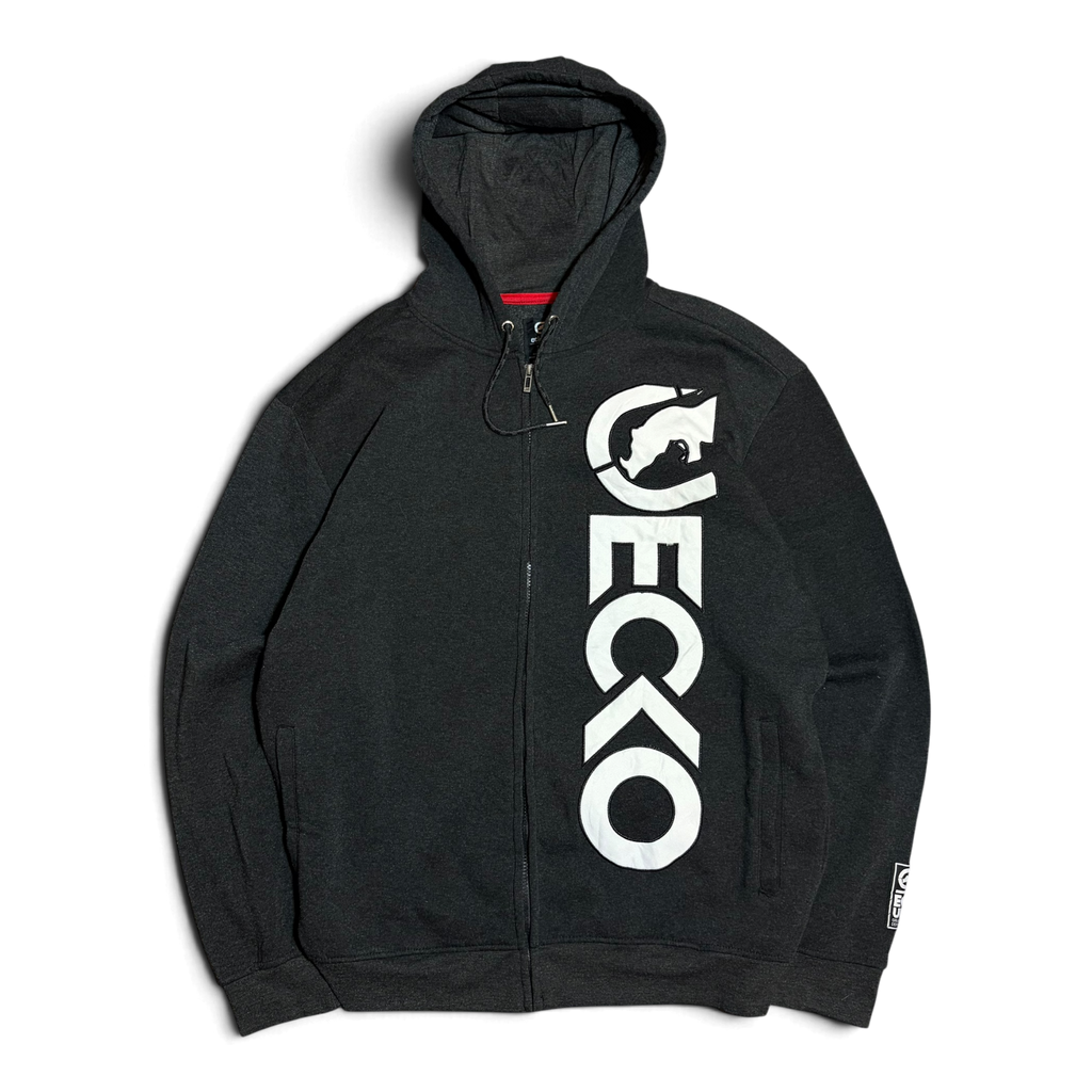 Ecko Unltd SpellOut Y2K ZipUp Hoodie