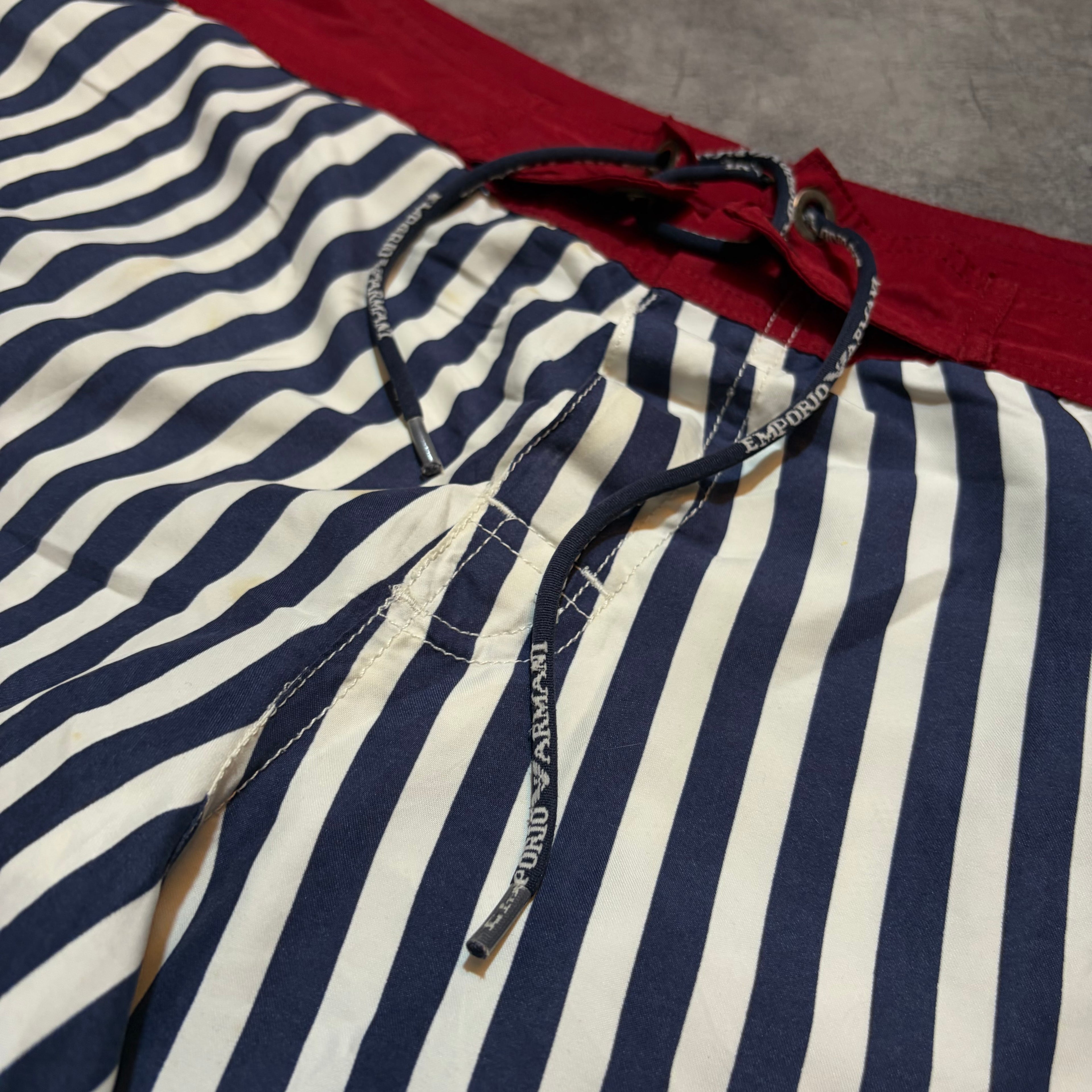 Emporio Armani Striped Y2K Swimsuit