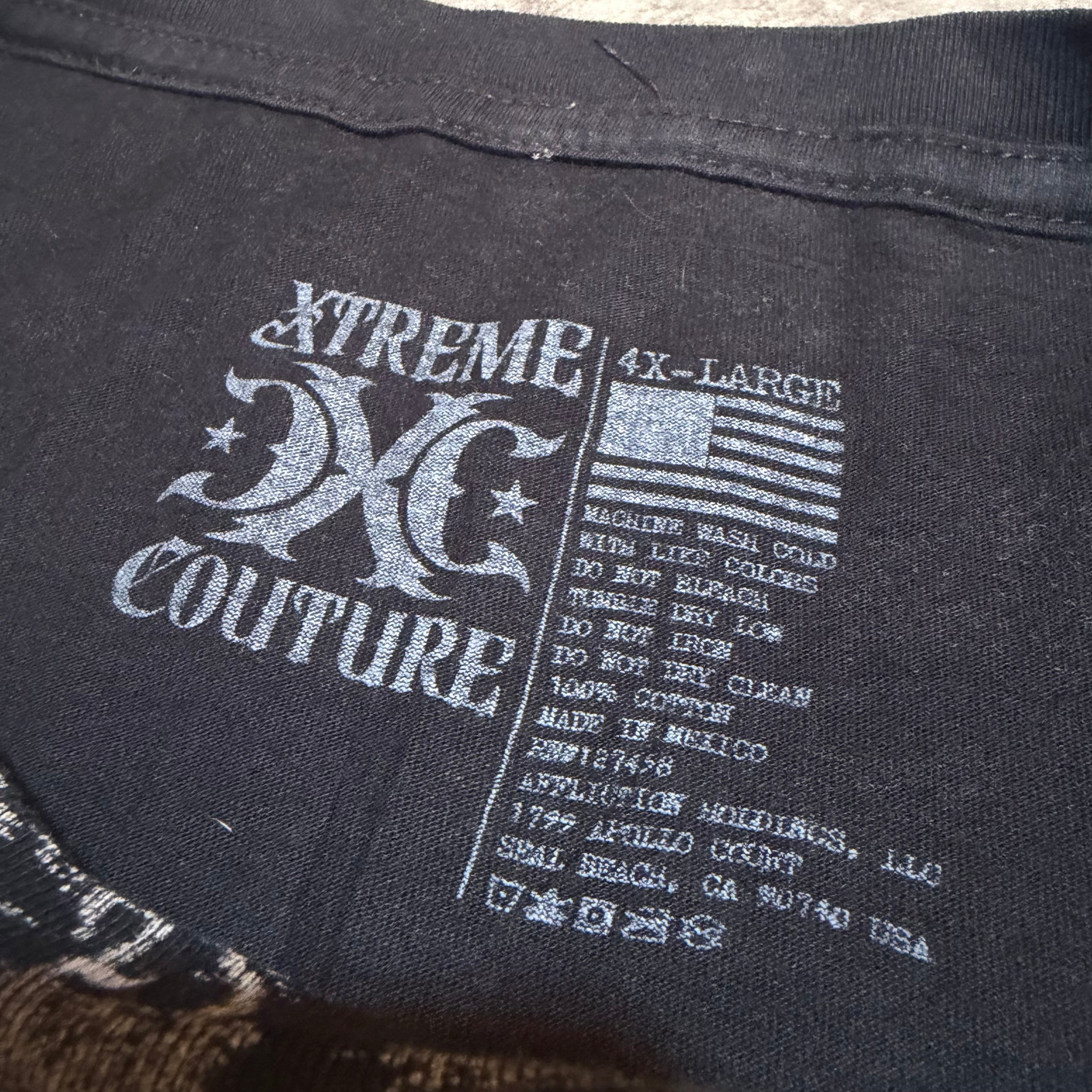 Xtreme Couture Y2K Grunge AOP Graphic Tee