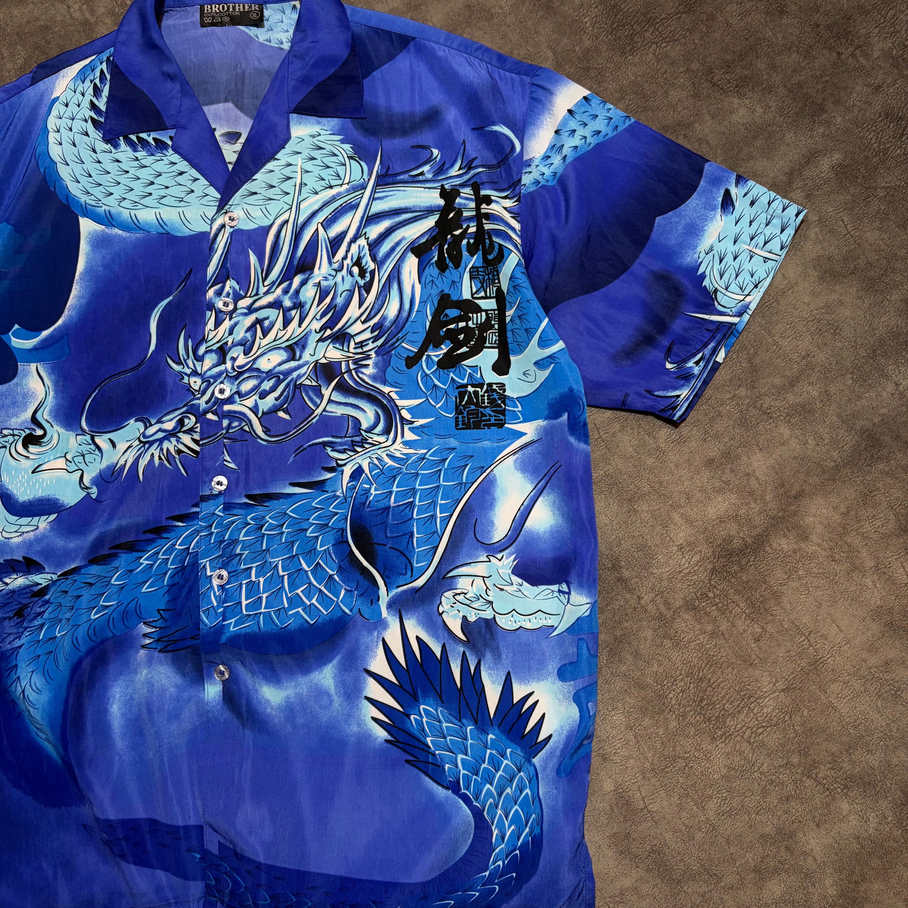 Dragon Y2K Button Up Shirt