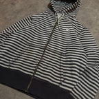 Nike Athletic Dept Striped Y2K Heavy Zip Up Hoodie
