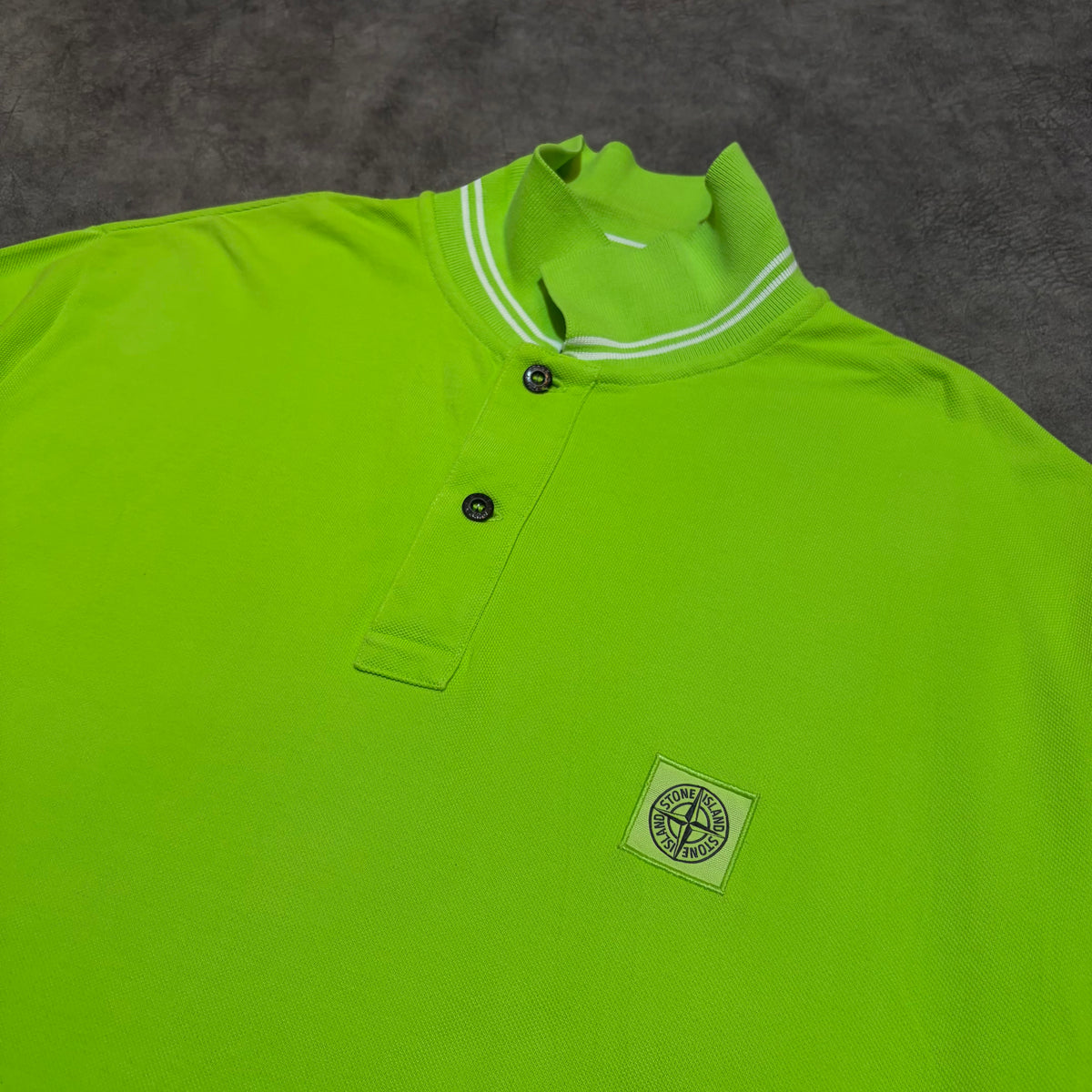 Stone Island Logo Polo Regular Fit Tee