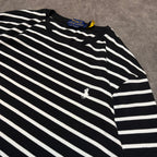 Polo Ralph Lauren Small Pony Striped Long Sleeve Tee