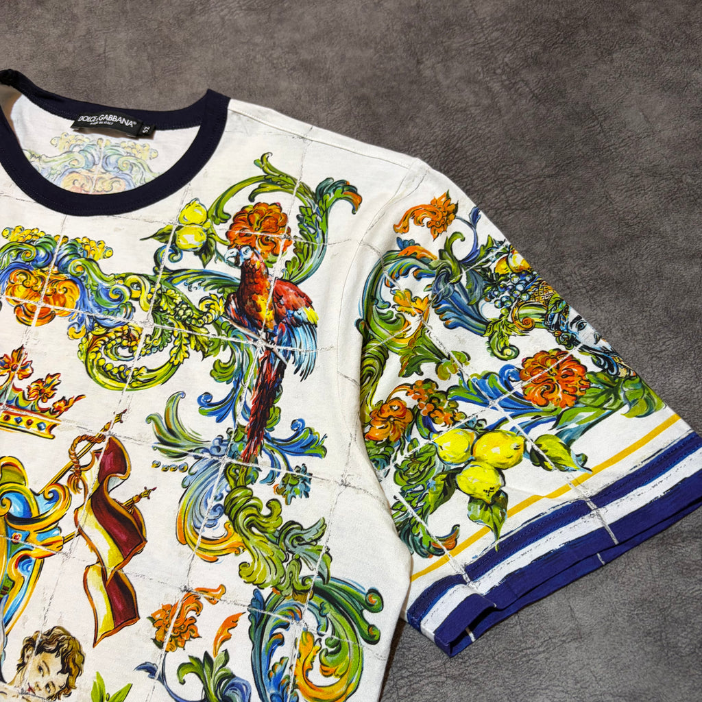Dolce & Gabbana Sicilian Print Tee