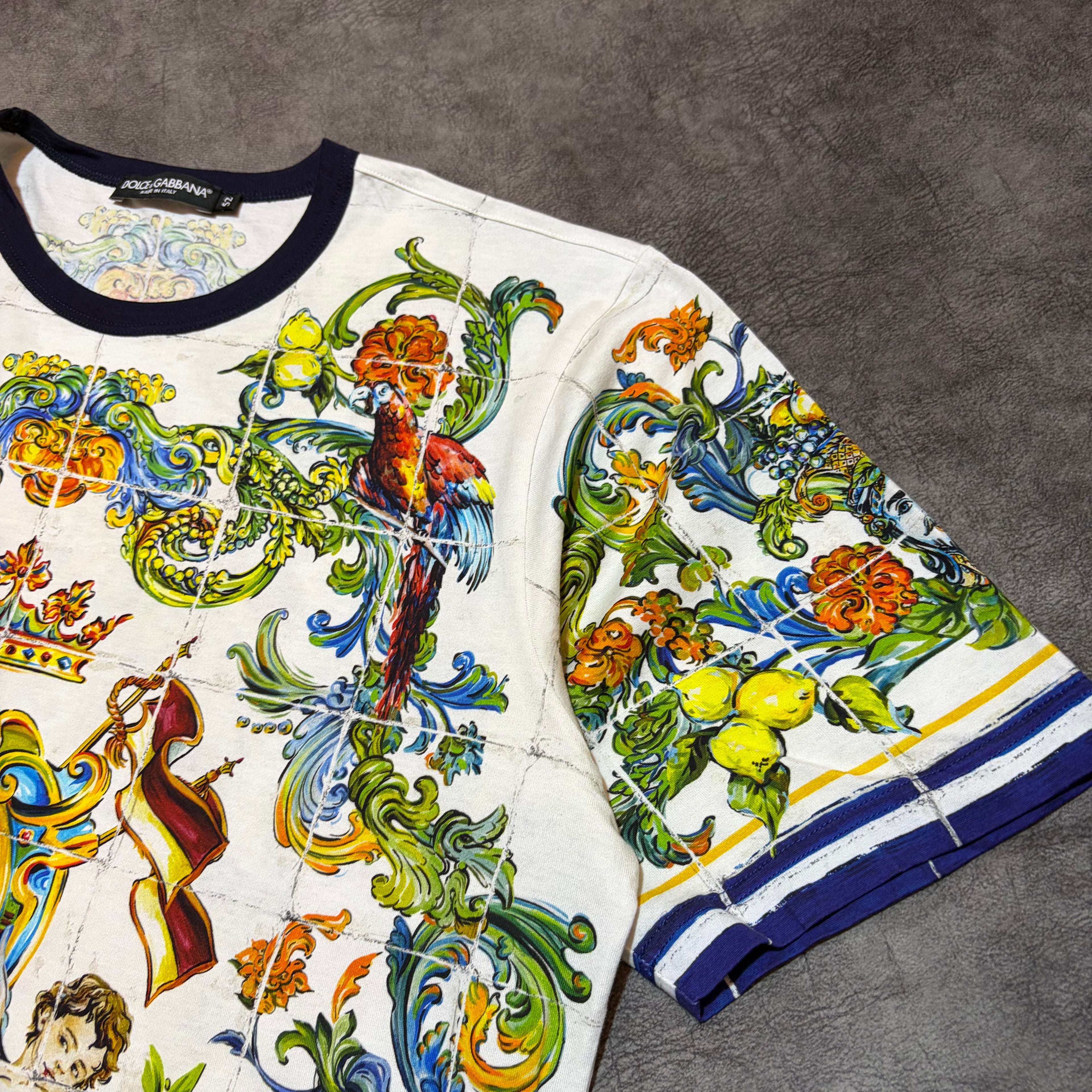 Dolce & Gabbana Sicilian Print Tee