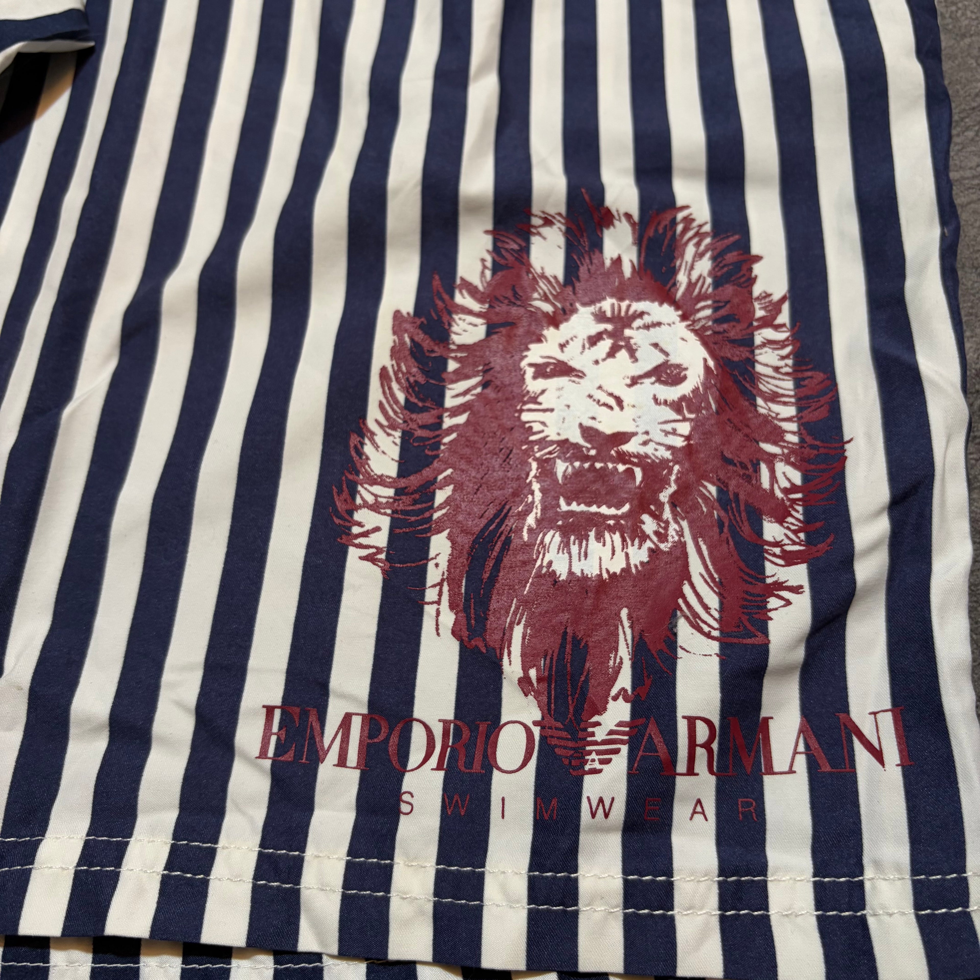 Emporio Armani Striped Y2K Swimsuit