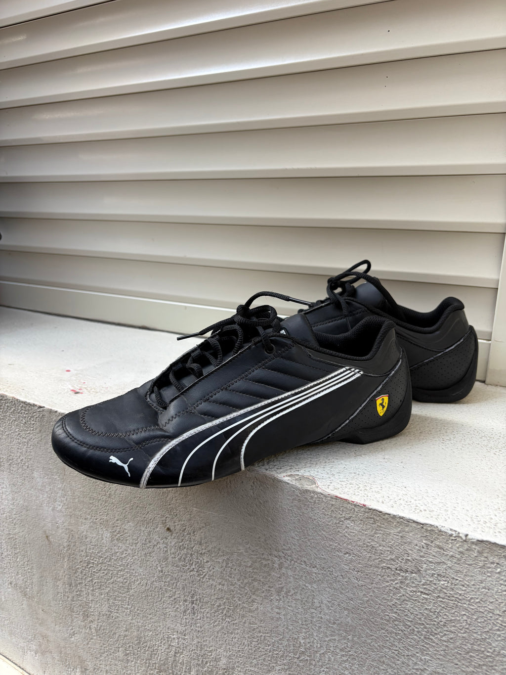 Puma X Ferrari Black On Black Y2K Speed Cat Shoe