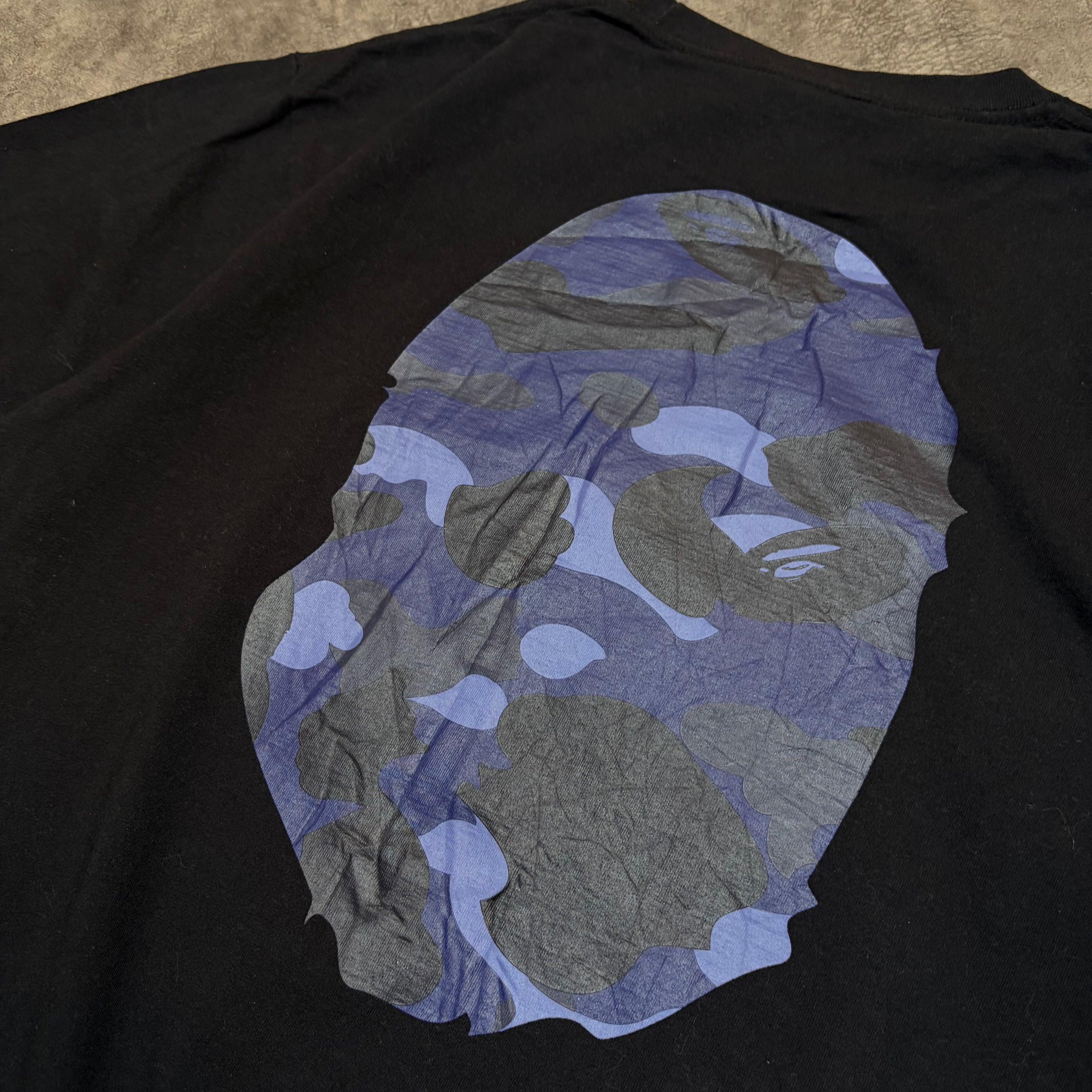 Bape By A Bathing Ape Camo Big Ape Head Tee