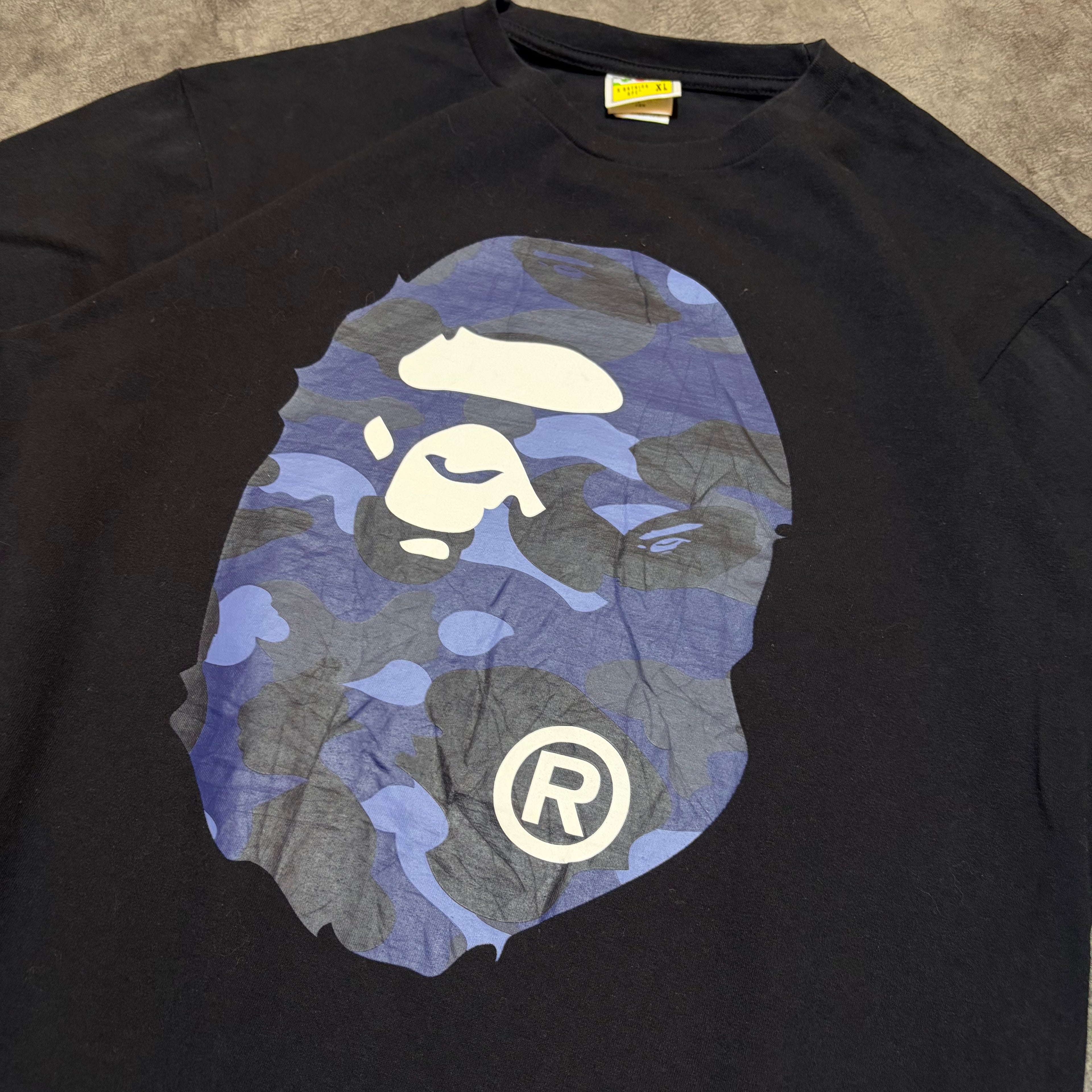 Bape By A Bathing Ape Camo Big Ape Head Tee
