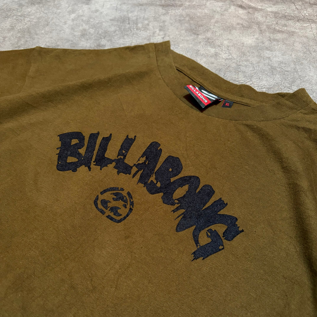 00’s Billabong Y2K SpellOut Amaranth Logo Tee