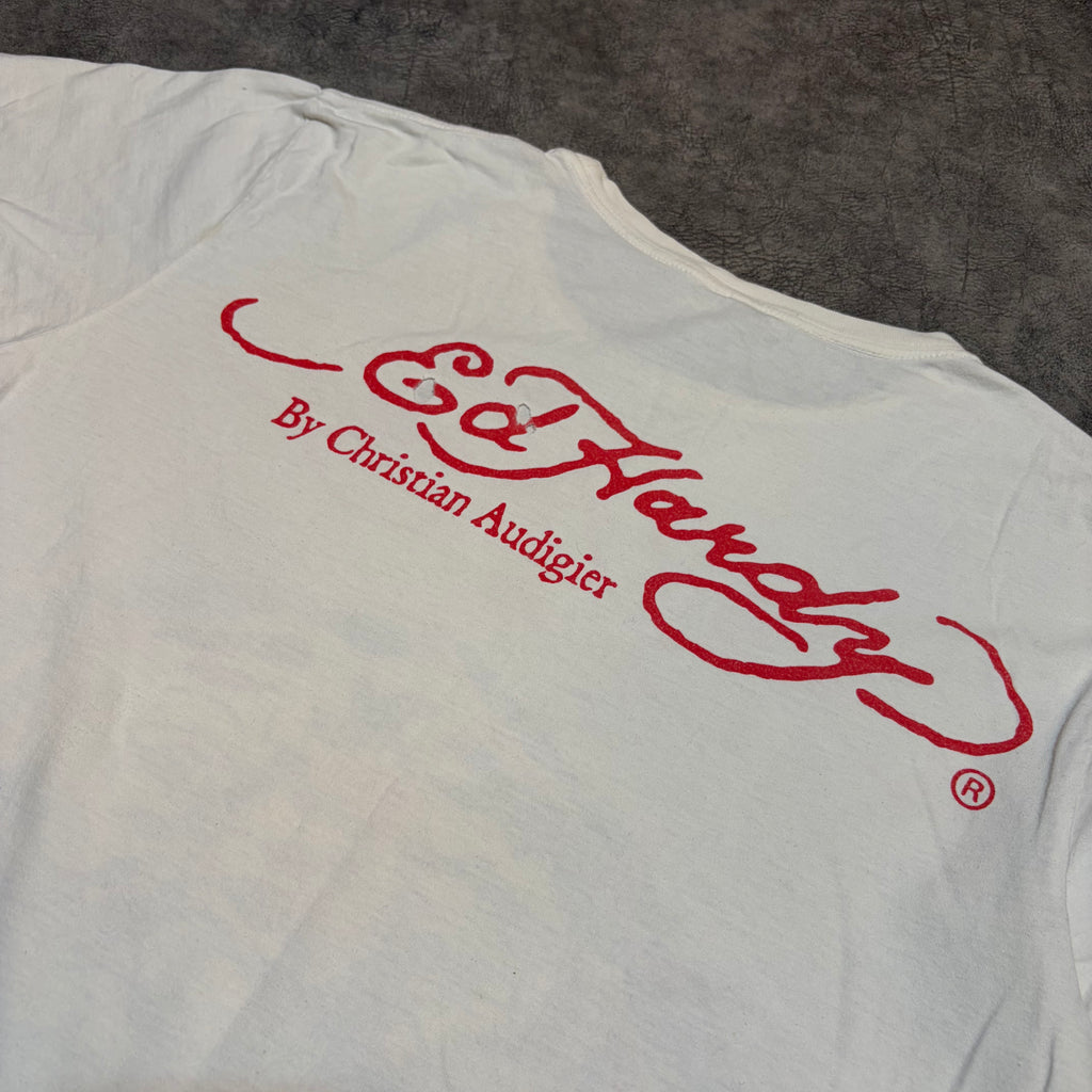 Vintage Ed Hardy By Christian Audigier Y2K Tiger Graphic Tee
