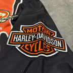 Harley Davidson Performance Screamin Eagle Flames Y2K Light Windbreaker Jacket