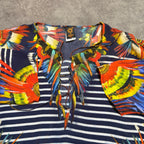 Vintage Jean Paul Gaultier Soleil "Feather Marinière" Iconic Striped Blouse