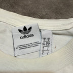 Adidas Y2K 3 Strip White and Black Tee