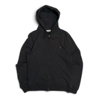 Allsaints Logo Double Zipper Heavyweight Hoodie