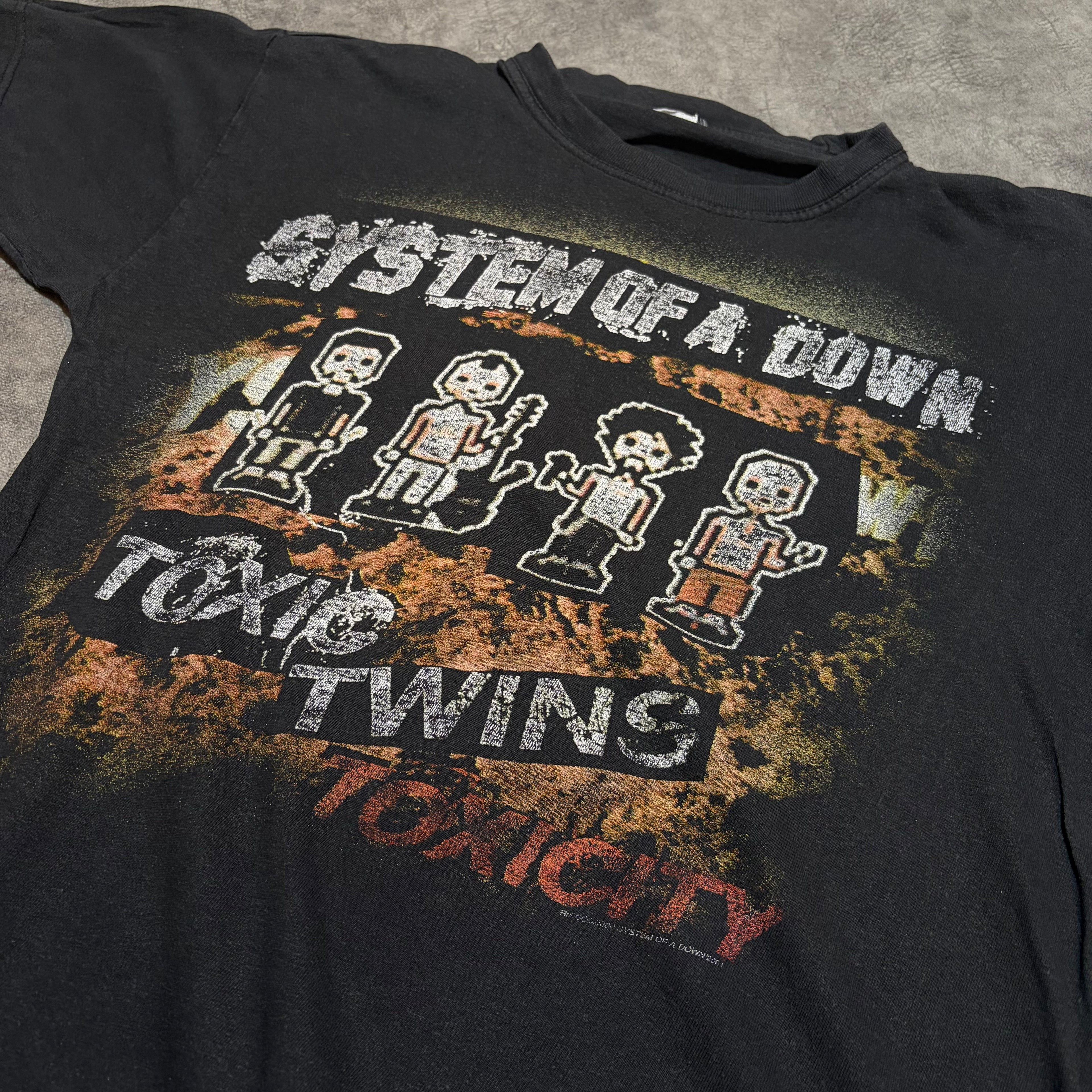 Vintage 2001 System Of A Down Toxicity “Toxic Twin” Merch Tee