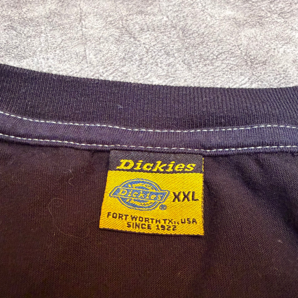 Vintage Y2K Dickies Velvet Print SpellOut Tee