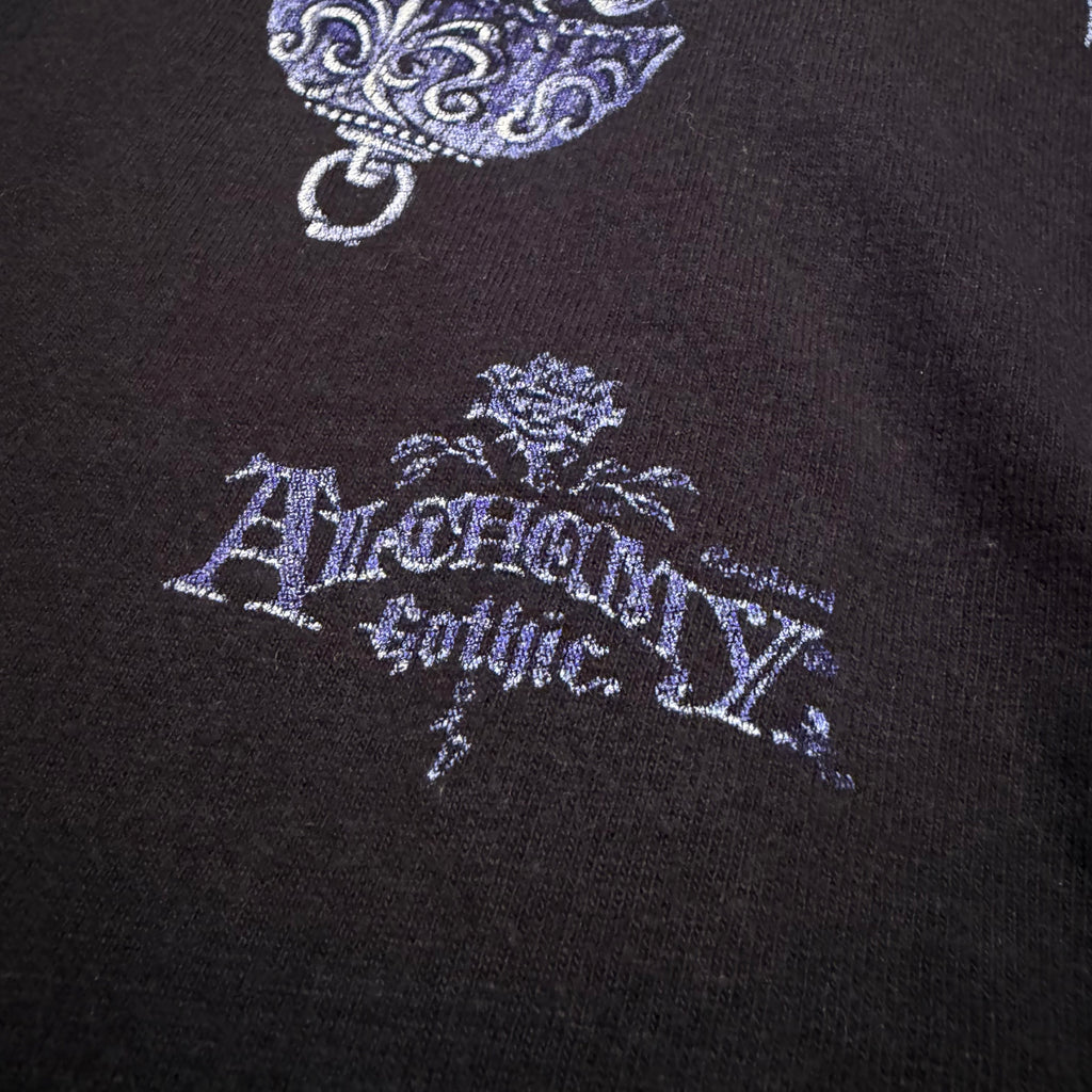 Vintage Y2K Alchemy Gothic Skull Graphic Tee