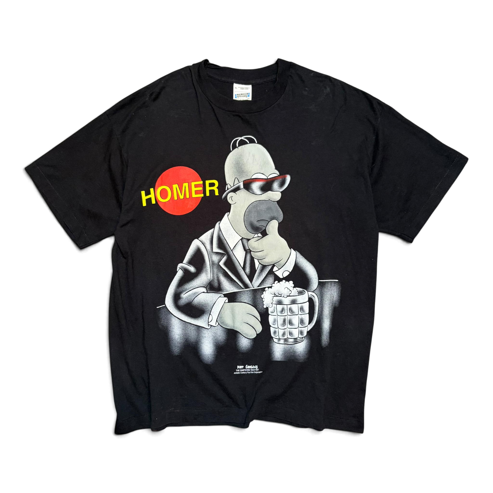 Vintage 1997 Homer Simpson Graphic Tee