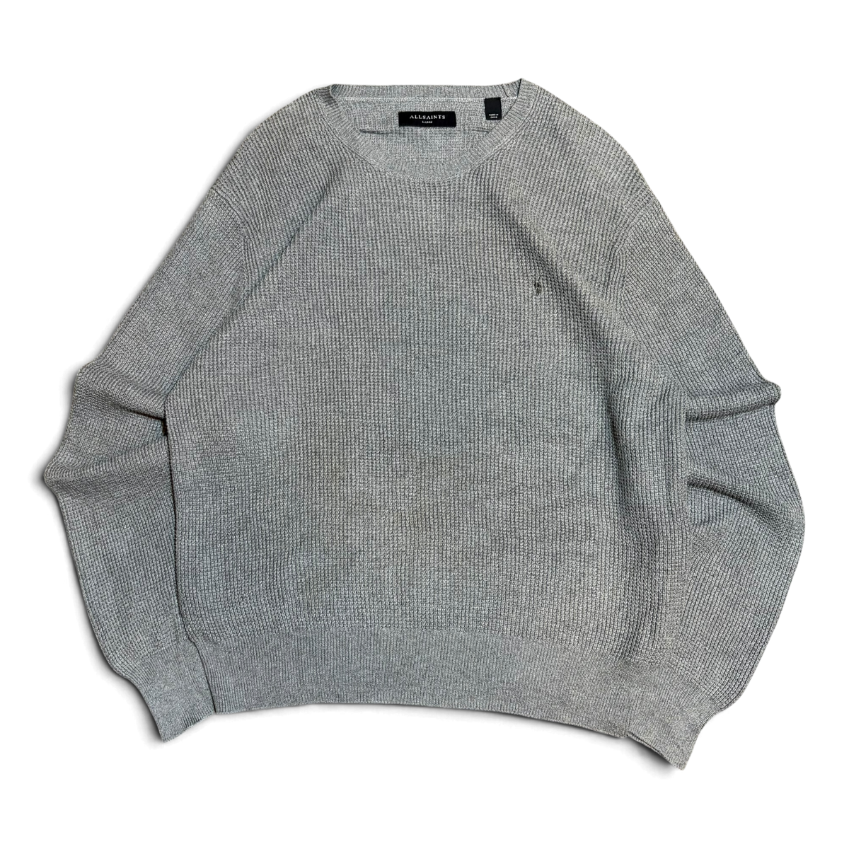 Allsaints Logo Heavyweight Knitted Sweater