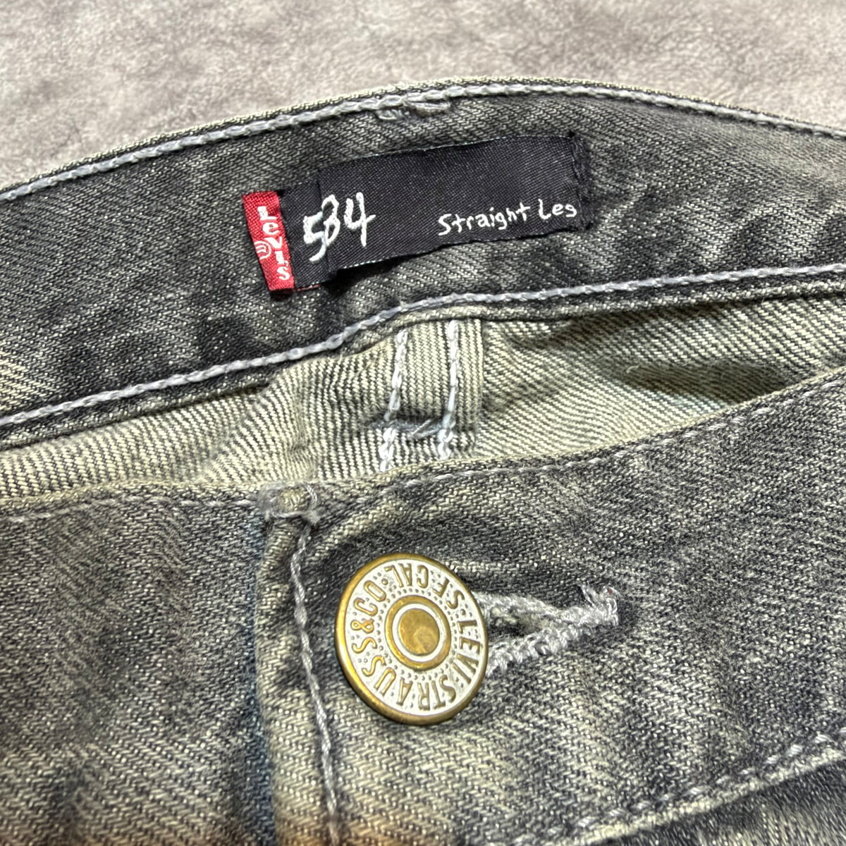 Vintage Levis 584 Relaxed Straight Fit Jeans