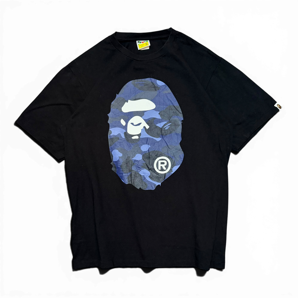 Bape By A Bathing Ape Camo Big Ape Head Tee