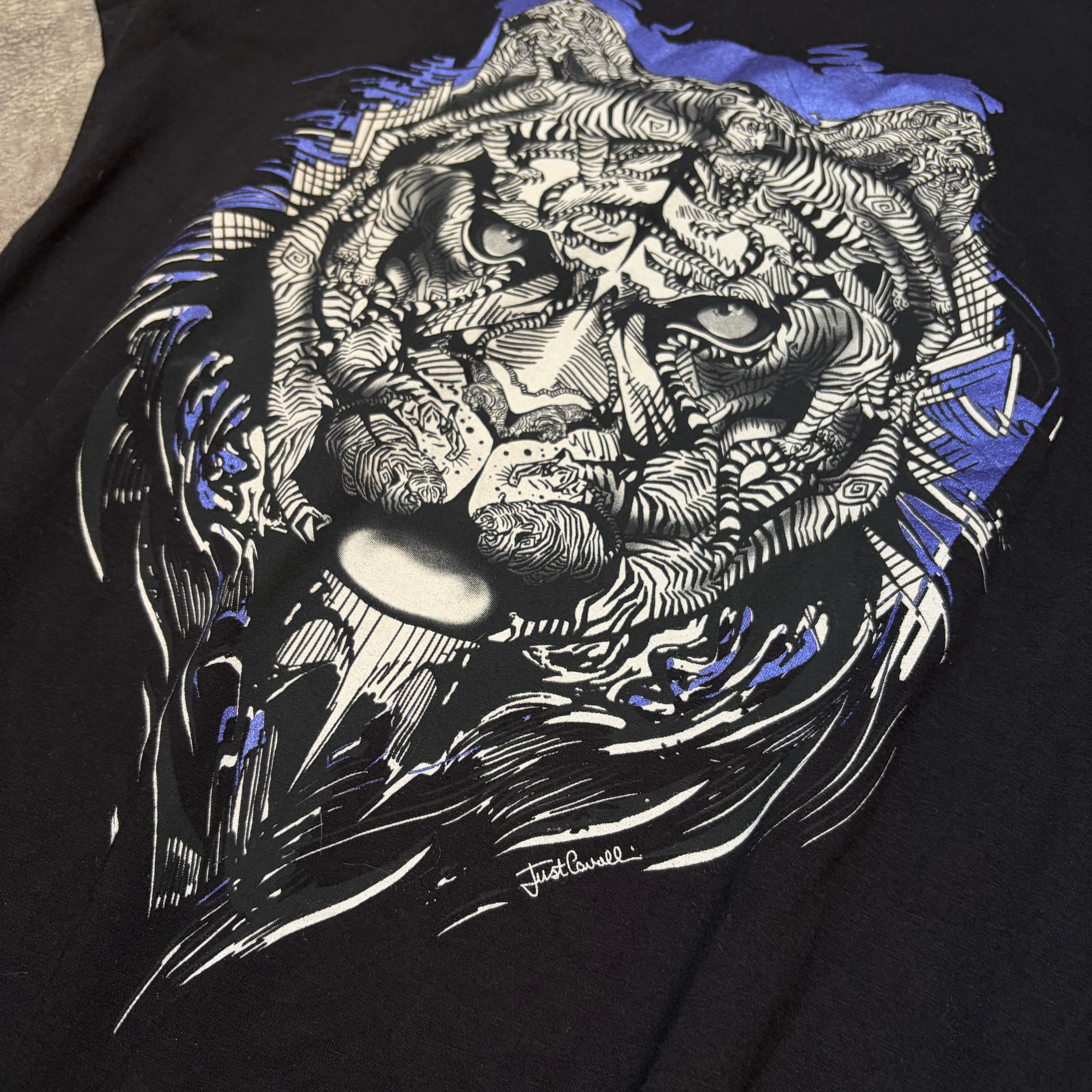 Just Cavalli Y2K Panther Print Tee