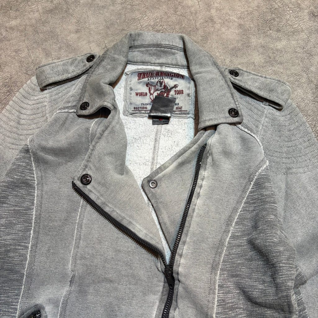 Vintage True Religion Bikers Style Zip Up Jacket