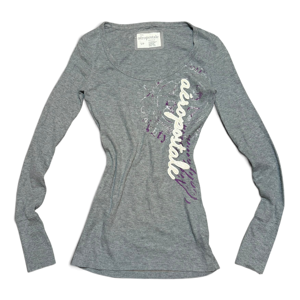Aeropostale Y2K Women’s Long Sleeve Thermal Tee