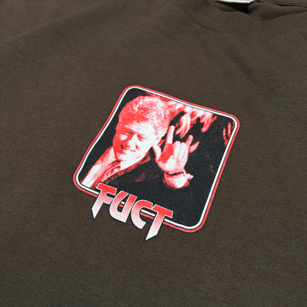 FUCT Bill Clinton 🤘Sign Y2K Graphic Tee