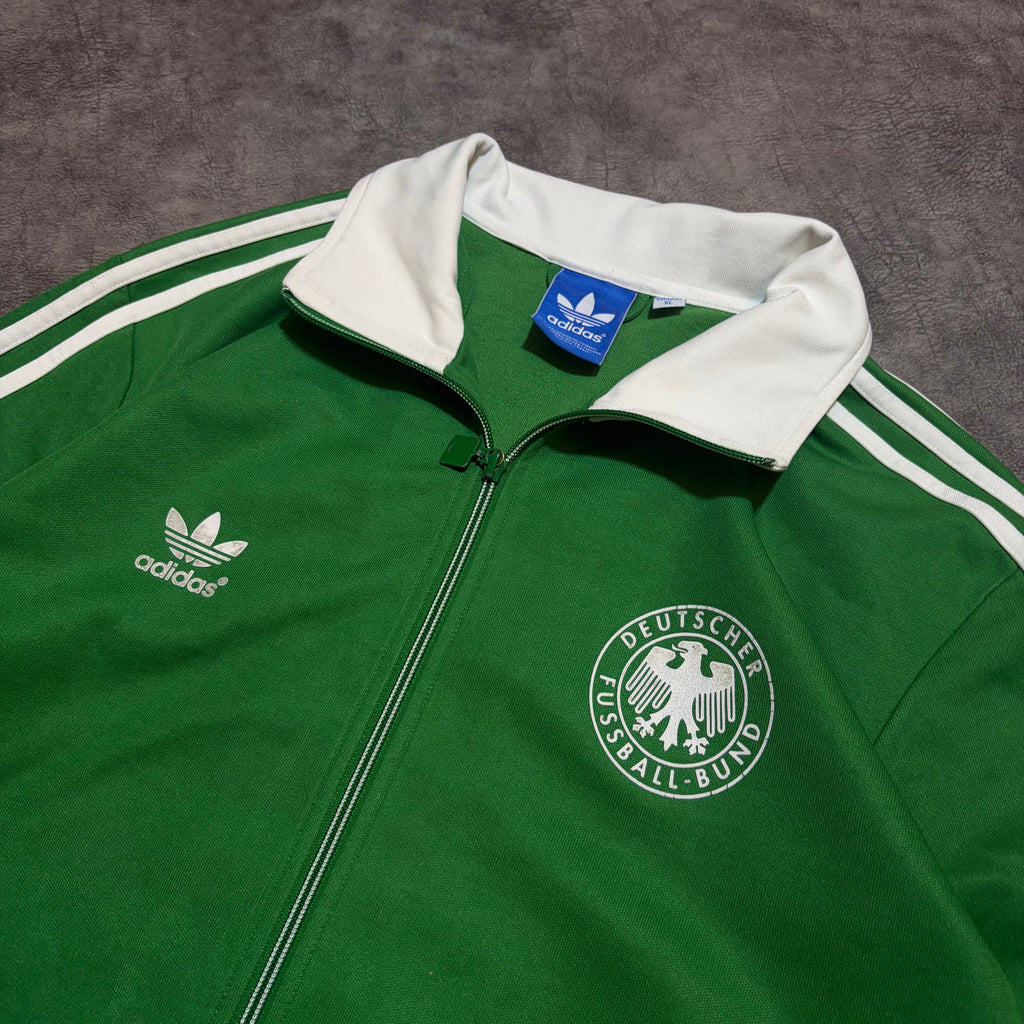 Vintage Adidas Deutcher Fussball-Bund Y2K 3 Striped Track Jacket