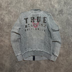 Vintage True Religion Bikers Style Zip Up Jacket