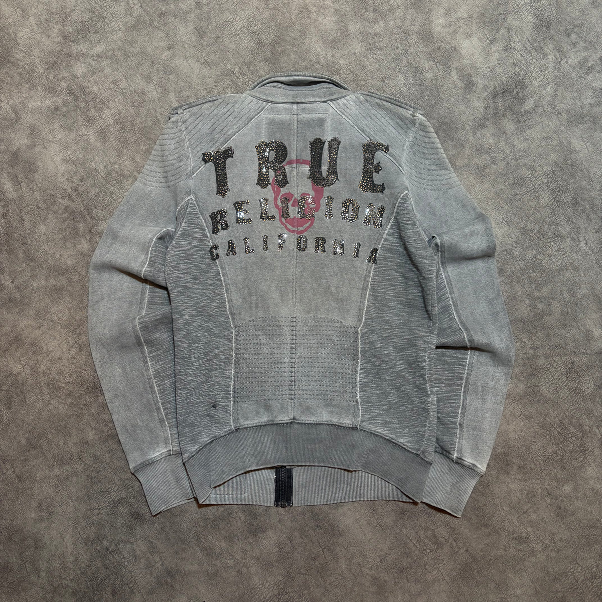 Vintage True Religion Bikers Style Zip Up Jacket