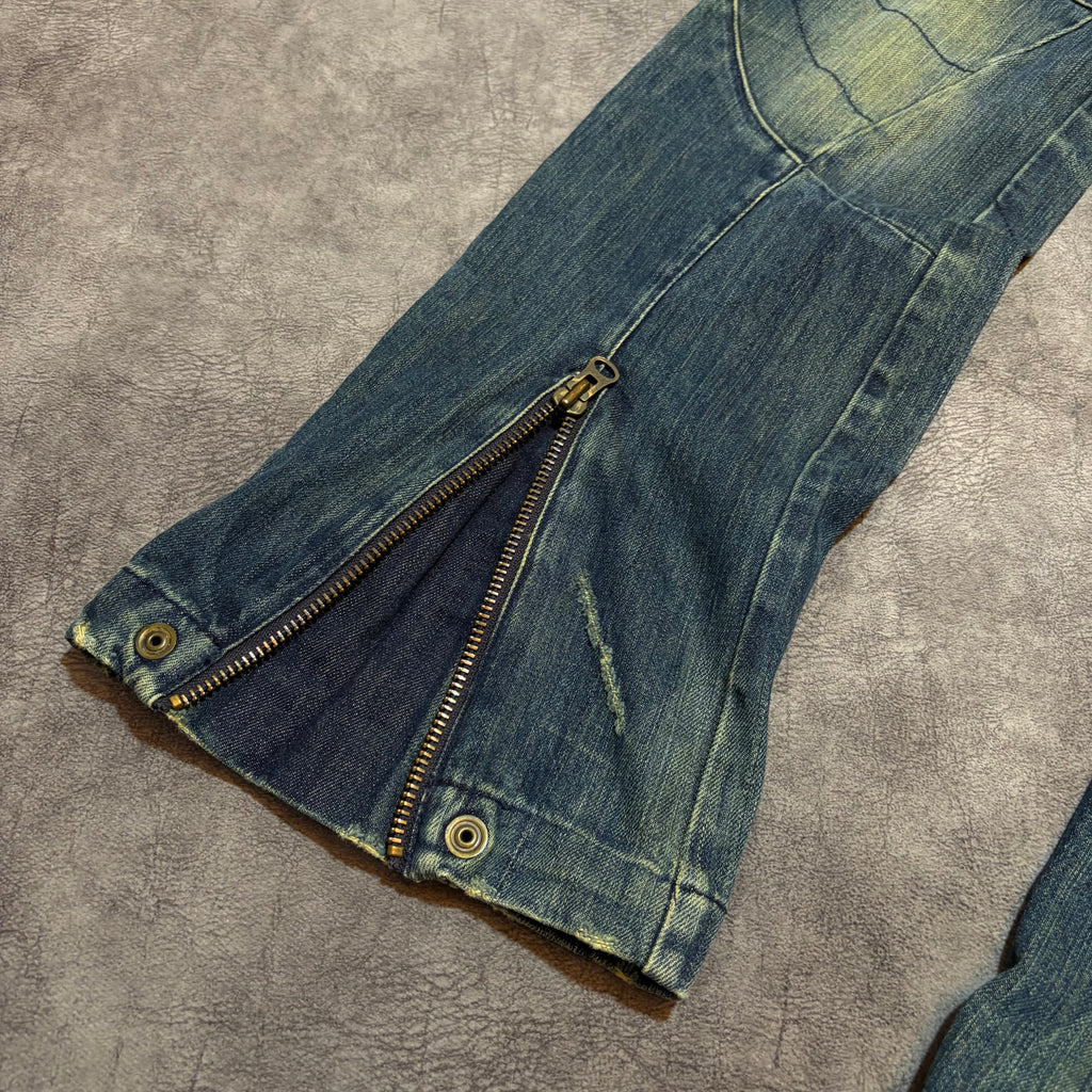 G-Star Raw Y2K Buckles Flared Jeans