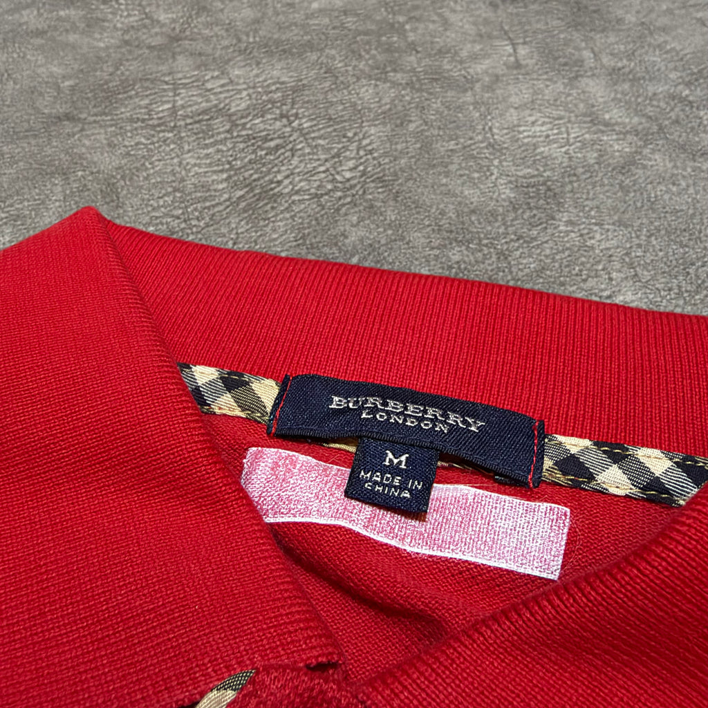 Burberry London Long Sleeve Polo Tee