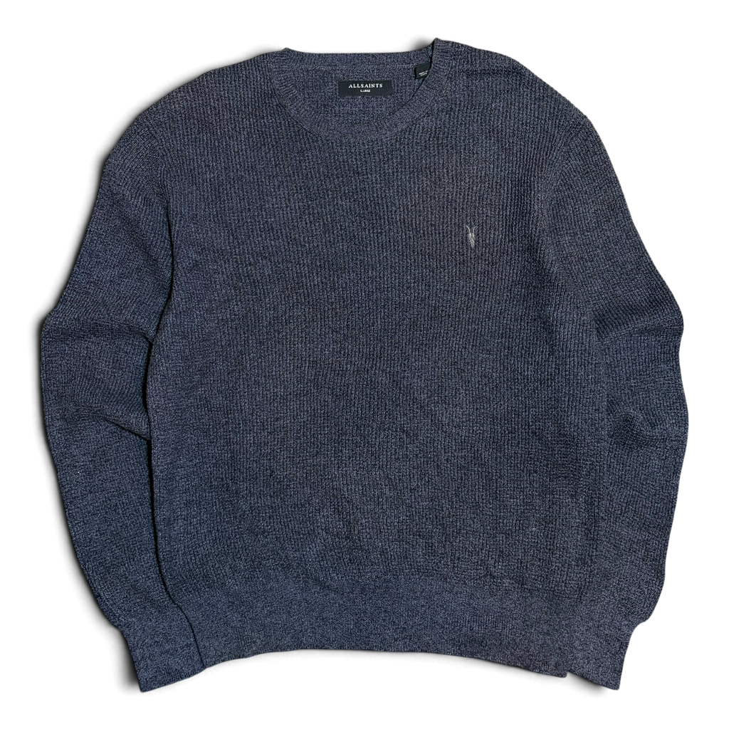 Allsaints Logo Heavyweight Knitted Sweater