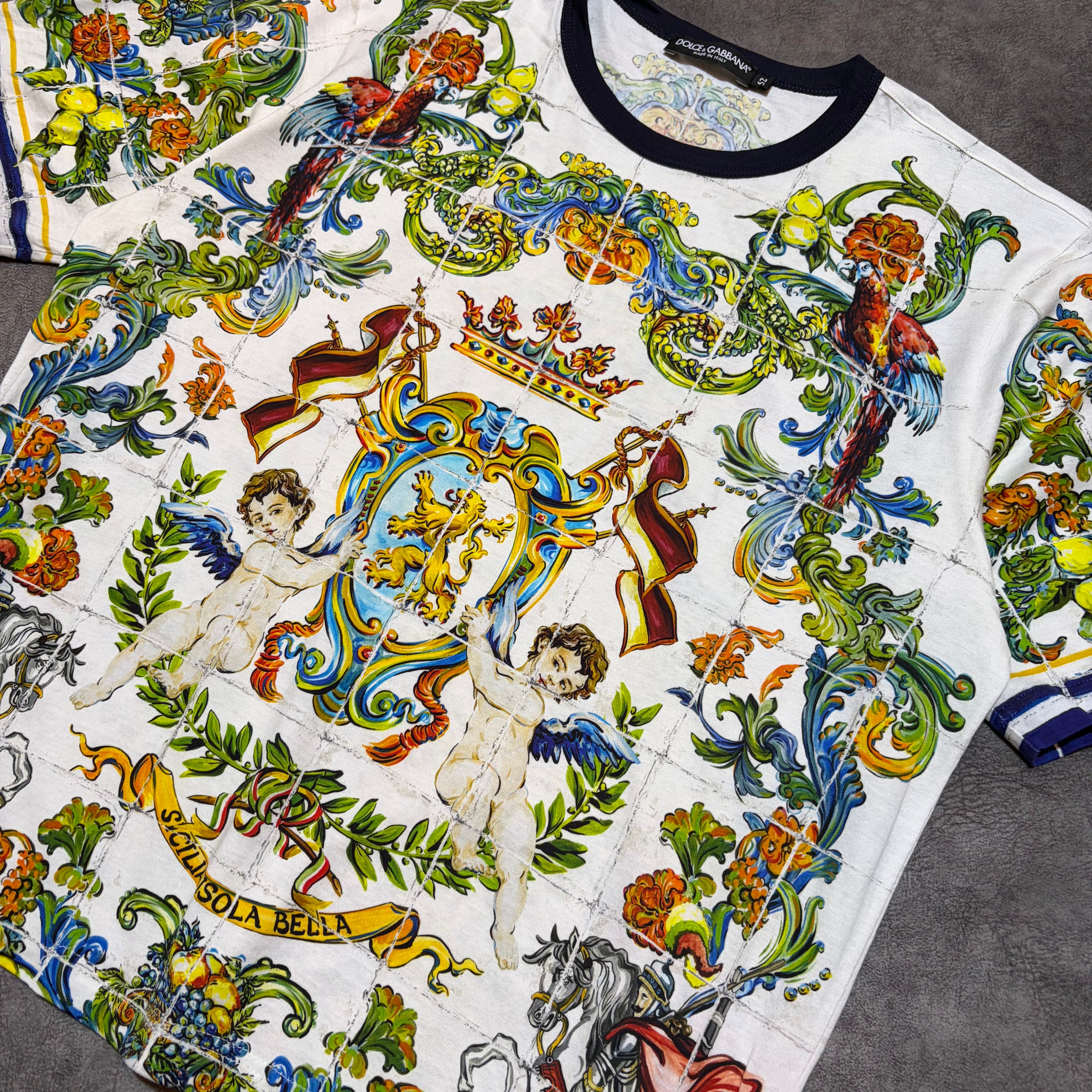 Dolce & Gabbana Sicilian Print Tee