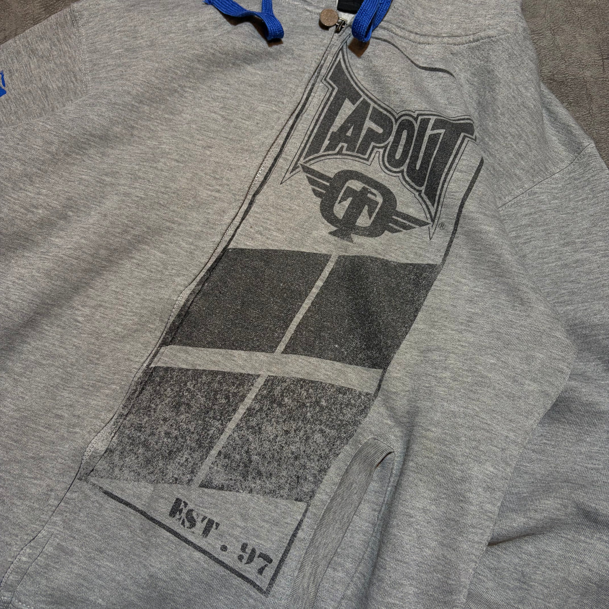 TapOut Y2K Graphic ZipUp Hoodie