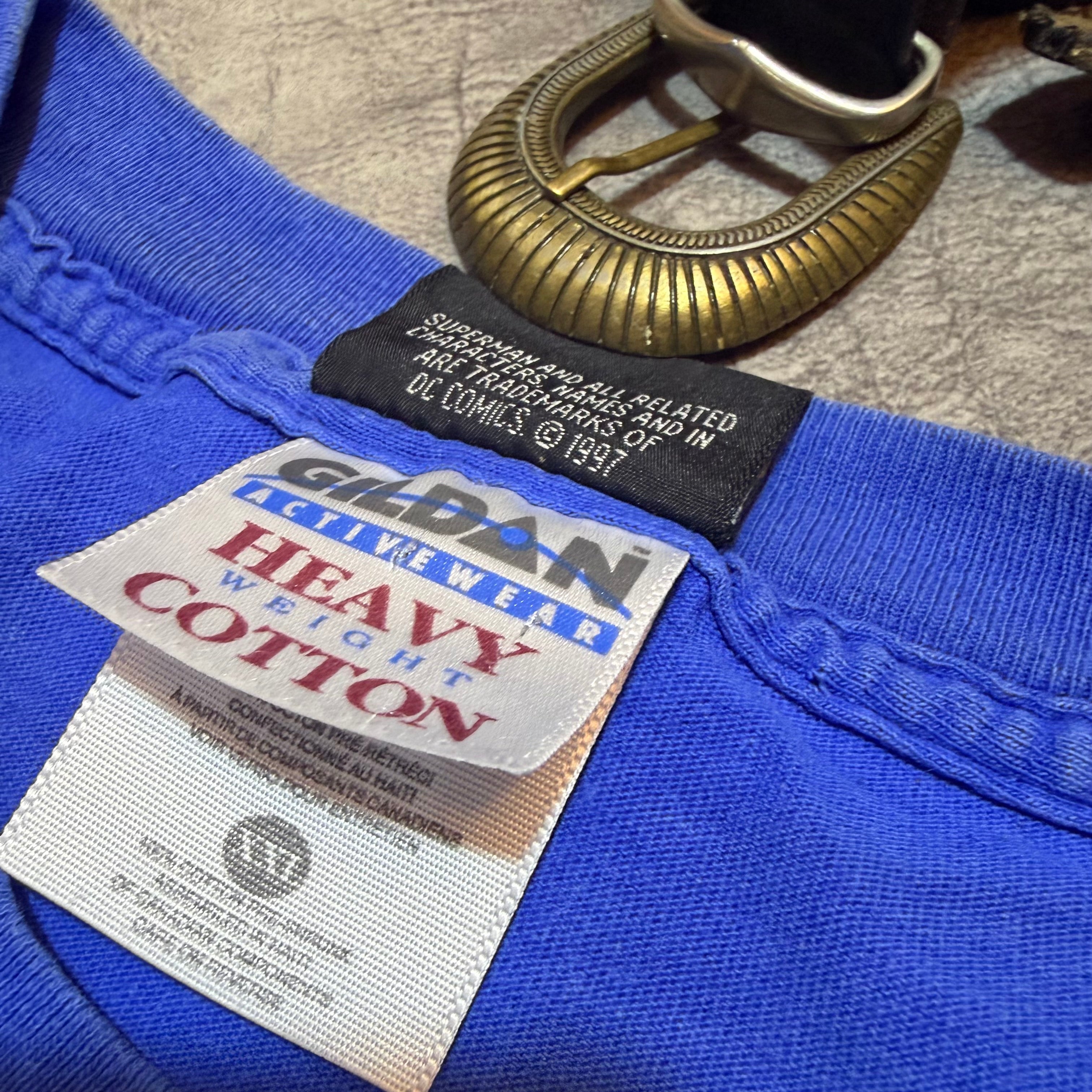 Vintage 1997 Superman Merch Graphic Tee